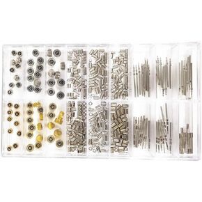 Mixed 1 Set of Watch Stem and Watch Crown Spare Parts for Repair Replacement