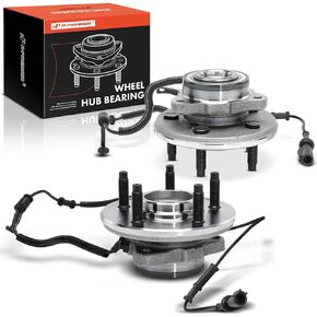 A-Premium 2 x Front Wheel Bearing and Hub Assembly with ABS & 5-Lug Compatible with Ford Explorer 2006-2010, Explorer Sport Trac 2007-2010 & Mercury Mountaineer 2006-2010