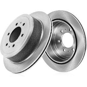 Callahan Brake Parts Rear Brakes For Chevy Silverado Suburban GMC Yukon XL Sierra 1500 Replacement Brake Rotors