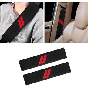 2Pcs Seat Belt Covers for Challenger Charger SRT RAM Durango Journey Seat Belt Pads Seat Belt Covering Pad Shoulder Strap Protection for Adults Childs Safety Belt Shoulder Protector