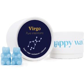 Happy Wax Capricorn Scented Bear Wax Melts - Natural Strong Scented zodiac Wax Melts Infused w/Essential Oils - Non Toxic Wax Melt & Pet Safe Wax Melts - (4 oz Tin)