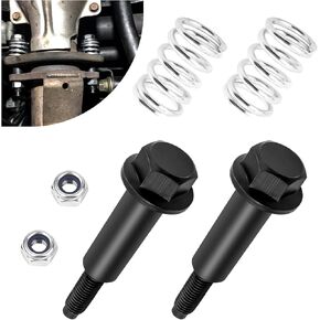 M8x1.25x82mm Exhaust Bolts and Nuts Kit with 2 Exhaust Studs,2 Exhaust Springs and 2 Nuts,Exhaust Flange Bolts OEM#35129,4682,ES491,Compatible with Acura BMW Chevrolet Ford lsuzu Jeep