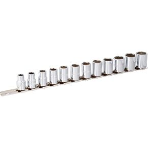 3/8" Drive 12 Piece Metric Socket Set - 6 Point