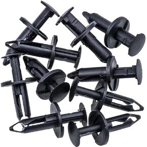 Rexka 10pcs Bumper Fender Liner Wheelhouse Liner Push Type Retainers Clips Rivets Fasteners Compatible with Cadillac GM 11518017 Chevrolet Colorado GMC Canyon Ford W708530-S300 Explorer