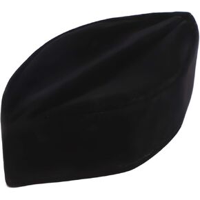 Muslim Pray Hat, 59cm Black Male Soft Southeast Asian Malay Islamic Worship Velvet and Cardboard Fixed