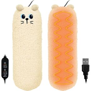 CRIMMY Heating Pad for Period Menstrual Cramps, Portable Heating Pads for Neck Back Pain Relief, Stuffed Animal Gift for Her Girlfriend Women