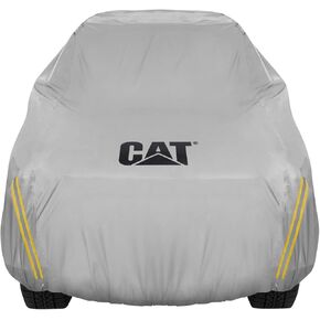Caterpillar Pickup Truck Cover - Premium Full Season All Weather Outdoor Cover Protection for Ford F-150, Silver Gray (CATC446F)