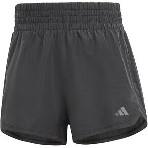 adidas Women's Pacer Training 3 Stripes Woven High Rise Shorts