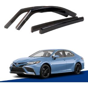 in-Channel Window Visors Compatible with 2018-2024 Toyota Camry Sedan，Rain Guards Sun Shields Window Deflector Wind Vent Visors，4PCS