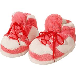 Unisex Trendy Sneaker Slippers Comfy Non Slip Sole Indoor House Plush Slippers - One Size Fits Most