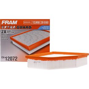 FRAM Extra Guard CA12072 Flexible Panel Replacement Engine Air Filter for Select BMW Models, Provides Up to 12 Months or 12,000 Miles Filter Protection