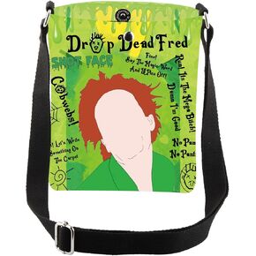 CMNIM Drop Fred Movie TV Shows Inspired Gift Fred Snot Face Crossbody Bag Nostalgic Comedy Vintage Shoulder Bag for Fans
