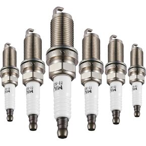 4469 Iridium Spark Plugs 6 Pack Compatible with Altima 350Z Maxima Pathfinder Murano G35 M35 M45 QX4 FX45 QX56 Optima Forte Genesis 2.4L 2.5L 2.7L 3.5L 4.5L 4.6L 5.6L L4 V6 V8 for LFR5AIX-11