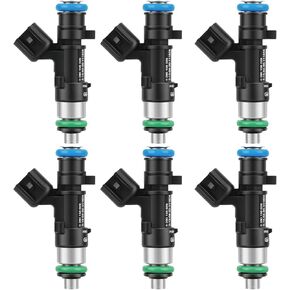 For Dodge For Chrysler Fuel Injectors 0280158028 Fuel Injectors Set Compatible with Dodge Avenger Challenger Charger Grand Caravan Journey Magnum Nitro Stratus, 4 Holes for Sebring 6Pcs