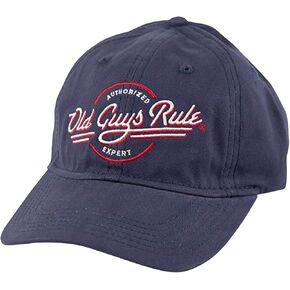 OLD GUYS RULE Hat, Baseball Cap for Men | Authorized Expert | for Dad, Husband, Grandfather | Navy
