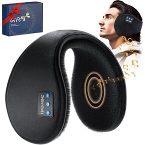 Valentine's Day Gifts for Him, Bluetooth EarMuffs with HD Speakers & Microphone, Winter Wireless Ear Warmers