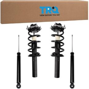 TRQ Front Complete Struts & Rear Shocks Fits 2012-2018 Audi A6 A6 Quattro A7