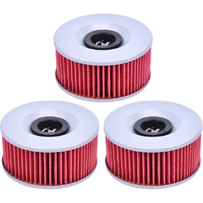 3pcs Oil Filter HF144 for Yamaha XJ750 XJ 750 Ma/xim 750,1980-1984 XJ650 XJ 650 Ma/xim 650,1981-1983 XJ550 XJ 550 Se/ca 550,XJ600 XJ 600 1984-1993