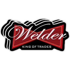 (Pack of 3) Welder Sticker, Funny Welding Waterproof Stickers, 3 Inches