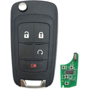 Replacement Key Fob fit for Chevy Camaro Cruze 2010-2017 Equinox 2012-2017 Sonic 2015-2017 Trax GMC 2010-2017 Terrain Keyless Entry Remote Key Fob