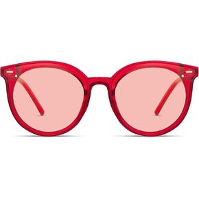 livho Trendy Polarized Sunglasses Women, Retro Sun Glasses for Women 2024, Round Sunglasses for Women, Oversized Shades