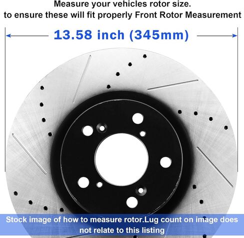 Rear Brake Rotors and Pads for 2007-2013 Chevy Silverado 1500/Avalanche/GMC Sierra 1500, 2007-2014 GMC Yukon/Chevy Tahoe/Suburban 1500/Cadillac Escalade/Escalade ESV EXT in Saudi Arabia