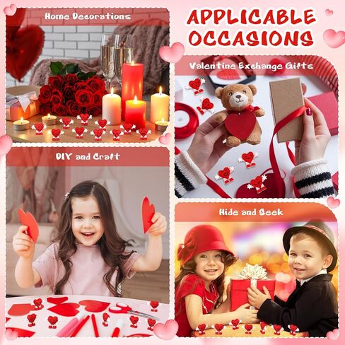 ألعاب قلب عيد الحب تمثال قلب مطاطي هدايا لحفلات عيد الحب تمثال قلب صغير ديكور مع تعبيرات الوجه هدية عيد الحب (أحمر) in Kuwait