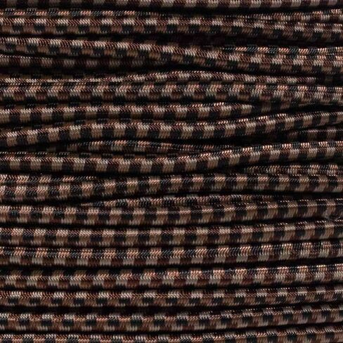 GOLBERG Elastic Shock Cord - 2.5mm, 1/32, 1/16, 3/16, 5/16, 1/8, 3/8, 5/8, 1/4, 1/2 inch Diameter - 10, 25, 50, 100 ft Lengths - Made in The USA (Orange, 2.5mm x 100ft) in Kuwait