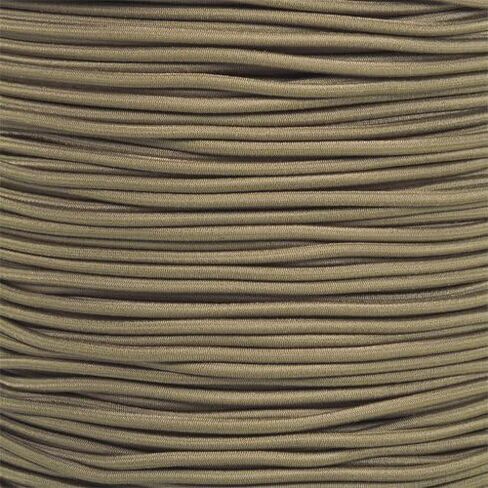GOLBERG Elastic Shock Cord - 2.5mm, 1/32, 1/16, 3/16, 5/16, 1/8, 3/8, 5/8, 1/4, 1/2 inch Diameter - 10, 25, 50, 100 ft Lengths - Made in The USA (Orange, 2.5mm x 100ft) in Kuwait