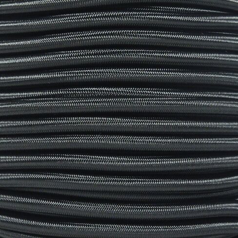 GOLBERG Elastic Shock Cord - 2.5mm, 1/32, 1/16, 3/16, 5/16, 1/8, 3/8, 5/8, 1/4, 1/2 inch Diameter - 10, 25, 50, 100 ft Lengths - Made in The USA (Orange, 2.5mm x 100ft) in Kuwait
