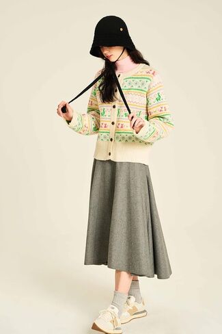 Tassel Knit Bonnet Hat Souris in Kuwait