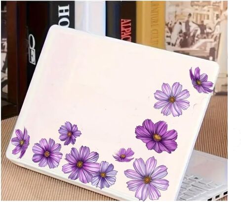 Hellebores Purple Flowers Set for Car Decal Waterproof Vinyl Peel and Stick, Beautiful Purple Hellebores Decor for Window Bumper Body Hood Bonnet Flower Decorative Car Sticker (Hellebore) in Saudi Arabia