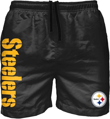 FOCO New York Giants NFL Mens Solid Wordmark Swimming Trunks in Saudi Arabia