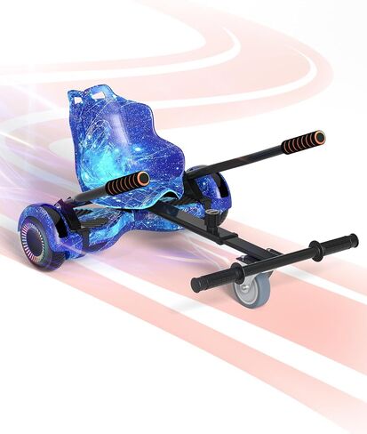 Seat Attachment Combo, Go Kart Accessories with Adjustable Frame Length for 6.5" 8" 10" into Self Balancing Scooter, Ideal Gift for Kids & Adults in Saudi Arabia