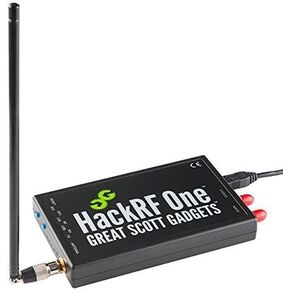 Nooelec HackRF One Software Defined Radio (SDR) & ANT500 Antenna Set. Capable of Receiving All Modes in HF, VHF & UHF Bands. Includes SDR with 1MHz-6GHz Frequency Range & 20MHz Bandwidth and ANT-500