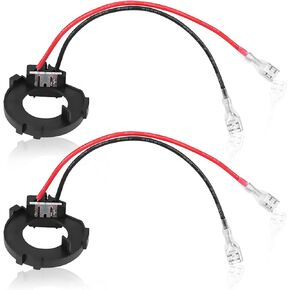 Keenso H7 Retainer Adapter, 2Pcs Anticorrosion LED Retainer H7 Headlight Retainer Adapter for 7 MK7
