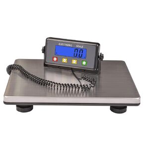 Large Platform Heavy Duty Shipping Scale(15.3"x11.8"), 440lbs High Accurate Digital Scale for Packages with Hold/Tare/Timer Function, Industrial Scale&Postal Scale for Weighing/Luggage/Package/Mailing