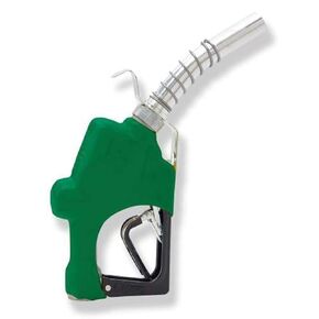 HUSKY 045703N-03 New 1GS Light Duty Diesel Nozzle with 3-Notch Hold Open Clip, Full Grip Guard, Green Hand Guard and Hanging Hook, Made in USA