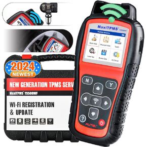Autel MaxiTPMS TS508WF TPMS Relearn Tool, 2024 Newest WiFi Upgrade of TS508, TS501, TS408, Activate/Relearn All Sensors, Program MX-Sensors (315/433MHz), TPMS Reset/Diagnosis, Read/Clear TPMS Code