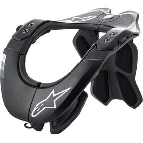 Alpinestars 6500019 Bionic Neck Support Tech 2 (XS/M، أسود رمادي بارد)، أسود/رمادي بارد، XS/M