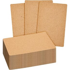 Juvale Blank 3x5 Kraft Paper Index, Note Cards for Home, Office, Recipes, School Learning, Studying, Crafts, DIY, Standard Size Heavy Weighted Card Stock (100 Pack), Brown