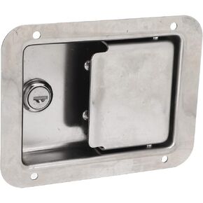 صندوق أدوات قفل صندوق أدوات من الفولاذ، قفل صندوق أدوات من الفولاذ المقاوم للصدأ، قفل مجداف بمقبض RV مع مفتاحين لشاحنة مقطورة والتخييم in Kuwait