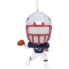 Hallmark NFL New England Patriots Bouncing Buddy Christmas Ornament,Plastic