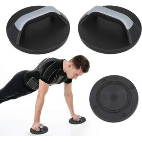 Travigo Latex Resistance Push up Disk Balance Board Set w/pouch No Slip Push Up Bars for Floor Exercise - Perfect Pushups for Men, Women - Strength Training Portable Gym Equipment,LS-01 in Kuwait
