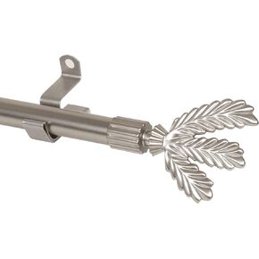 Rod Desyne 7/16" Cactus Café Rod, 28-48 inch, Satin Nickel