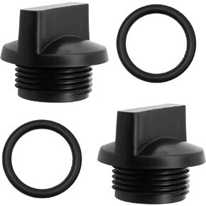 63405 Water Drain Thread pump plug and Seal O-ring for Harbor Freight Predator 2 Inch 3 Inch Pump Honda 2 Inch 3 Inch 4 Inch Pump Pacific HydroStar 61986 68375 69774 Pump Pack of 2