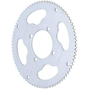 Qiilu 80T 25H Sprocket T8F Sprocket Steel 54Mm 80 Teeth 25H Rear Chain Sprocket for 47Cc 49Cc Dirt Bike ATV Quad Minimoto Motorcycle