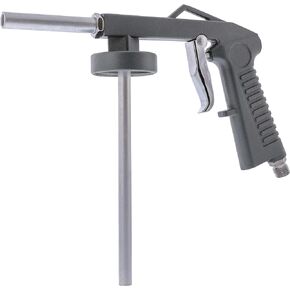 TCP Global Air Undercoating Spray Gun - Apply, Rubberized Undercoat, Rust Proofing, Chip Guard Paint - Pneumatic Automotive Application Sprayer Includes Regulator fits Quart Cans and Bottles
