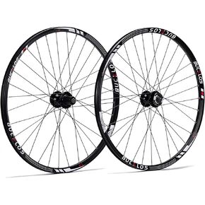 BUCKLOS MTB Wheelset 26" 27.5" 29" Quick Release Disc Brake 32H Mountain Bike Wheels, High Strength Aluminum Alloy Rim Black Bike Wheel, Suitable 8-10 Speed Cassette Mountain Bike Wheelset