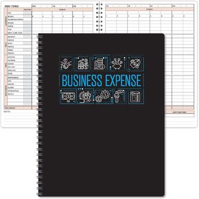Global Printed Products Business Expense Book, 8.5" x 11"